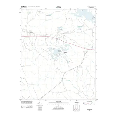 2010 Map of Lilesville, 2010 Print