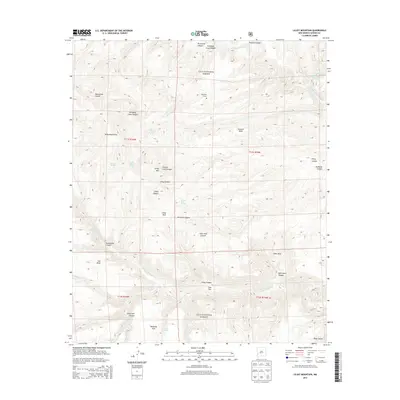 2013 Map of Lilley Mountain, 2013 Print