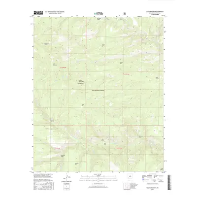 2017 Map of Lilley Mountain, 2017 Print