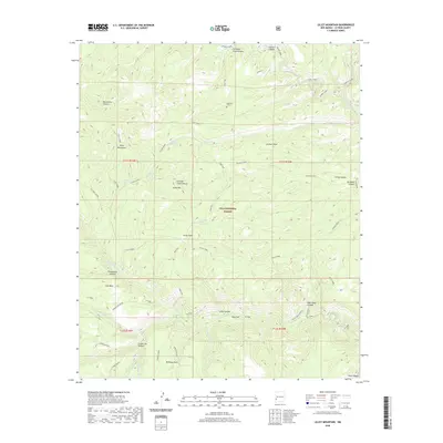 2020 Map of Lilley Mountain, 2020 Print