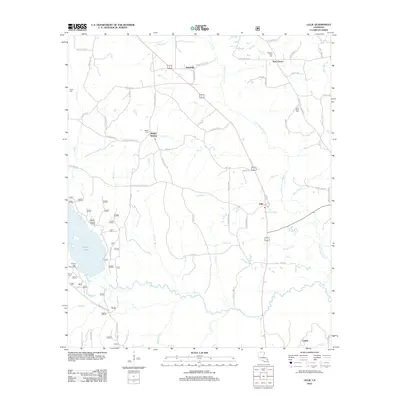 2012 Map of Lillie, 2012 Print