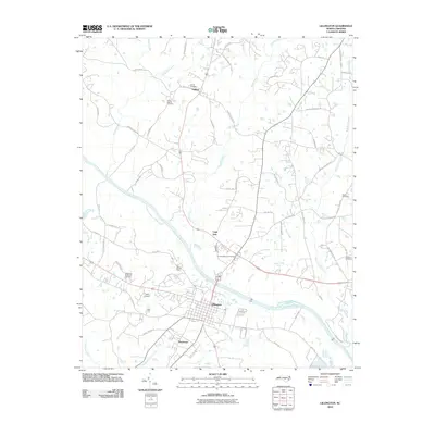 2010 Map of Lillington, 2010 Print