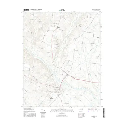 2016 Map of Lillington, 2016 Print