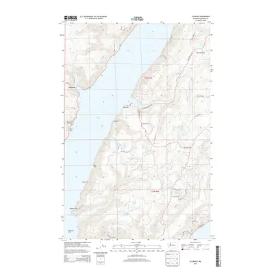 2014 Map of Lilliwaup, 2014 Print