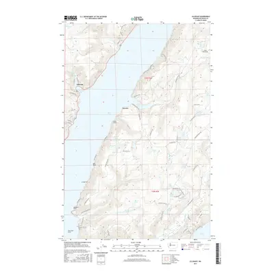 2017 Map of Lilliwaup, 2017 Print