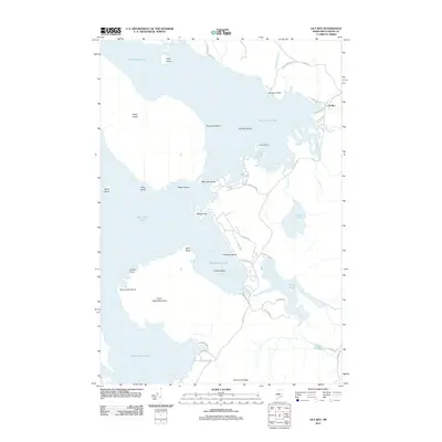 2011 Map of Lily Bay, 2011 Print