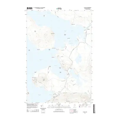 2014 Map of Lily Bay, 2014 Print