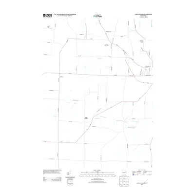 2013 Map of Lima Center, 2013 Print