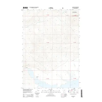 2014 Map of Lima Dam, 2014 Print