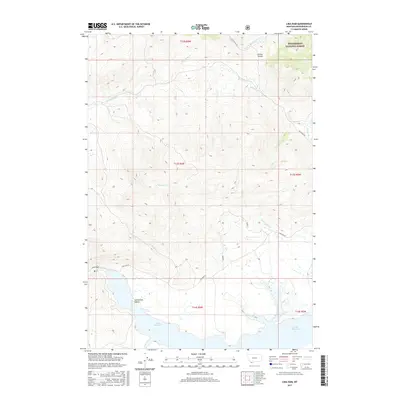 2017 Map of Lima Dam, 2017 Print