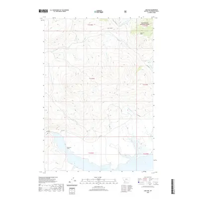 2020 Map of Lima Dam, 2020 Print
