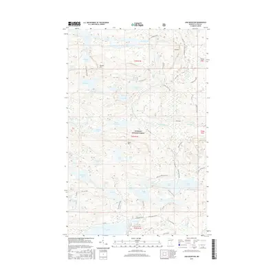 2016 Map of Lima Mountain, 2016 Print