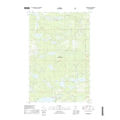 2019 Map of Lima Mountain, 2019 Print