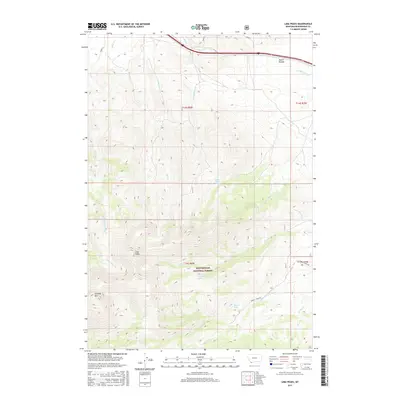 2017 Map of Lima Peaks, 2017 Print