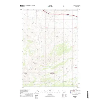 2020 Map of Lima Peaks, 2020 Print