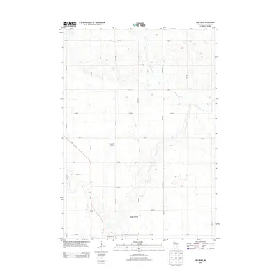2013 Map of Lime Creek, 2013 Print