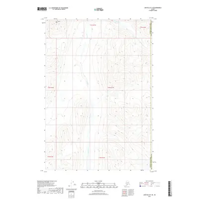 2017 Map of Lime Hills D-1 SE, 2017 Print