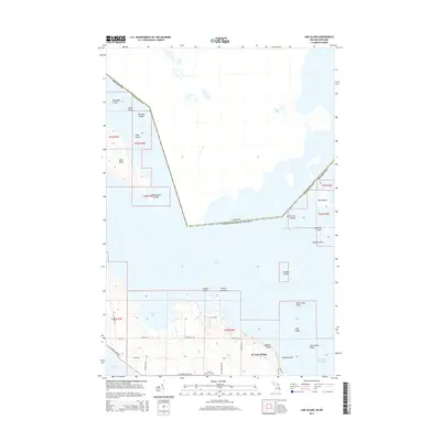 2014 Map of Lime Island, 2014 Print