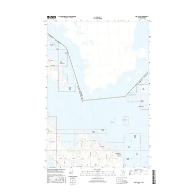 2017 Map of Lime Island, 2017 Print