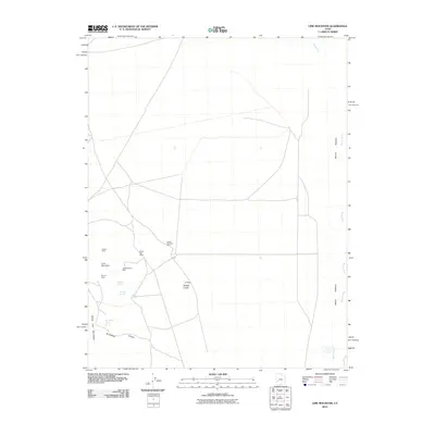 2010 Map of Lime Mountain, 2010 Print