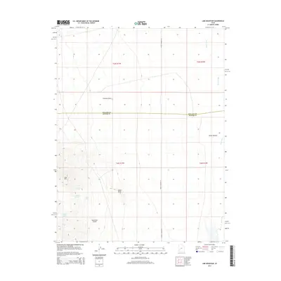 2014 Map of Lime Mountain, 2014 Print