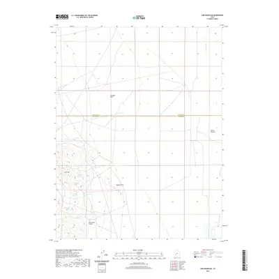 2020 Map of Lime Mountain, 2020 Print