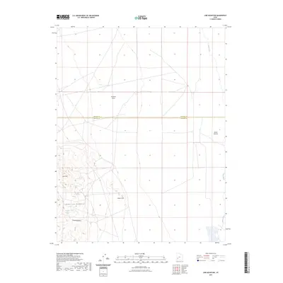2023 Map of Lime Mountain, 2023 Print