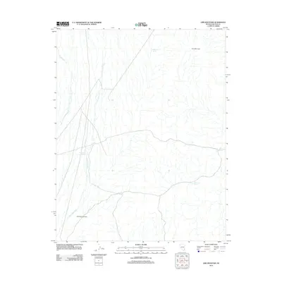 2012 Map of Lime Mountain, 2012 Print