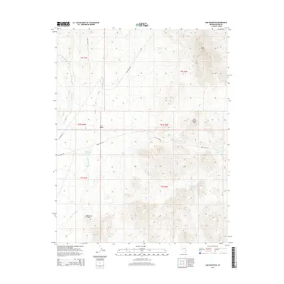 2014 Map of Lime Mountain, 2014 Print