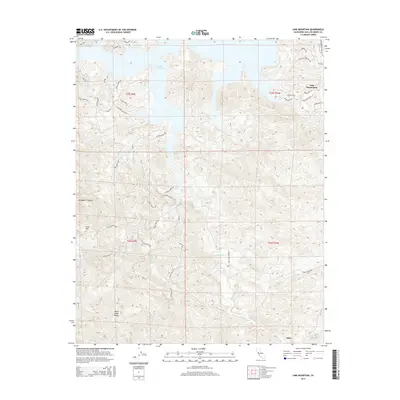 2015 Map of Lime Mountain, 2015 Print