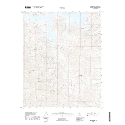 2018 Map of Lime Mountain, 2018 Print
