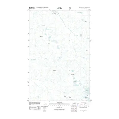 2011 Map of Lime Mountain, 2011 Print