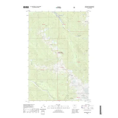 2020 Map of Lime Mountain, 2020 Print