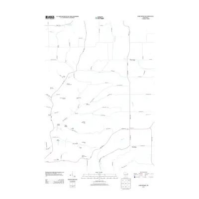 2013 Map of Lime Ridge, 2013 Print