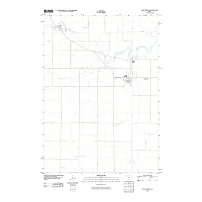 2010 Map of Lime Springs, 2010 Print