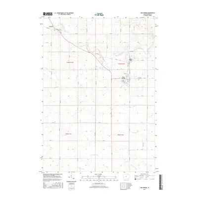 2015 Map of Lime Springs, 2015 Print