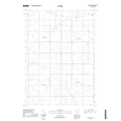 2018 Map of Lime Springs NW, 2018 Print