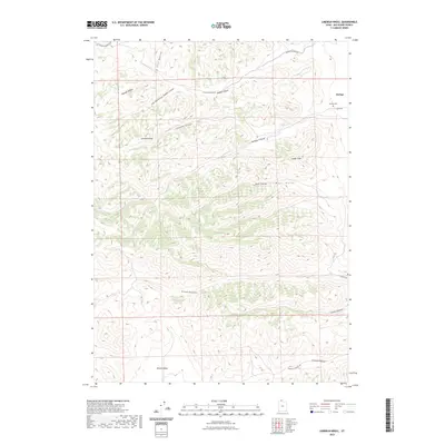 2023 Map of Limekiln Knoll, 2023 Print