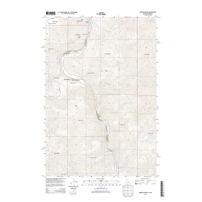 2013 Map of Limekiln Rapids, 2013 Print