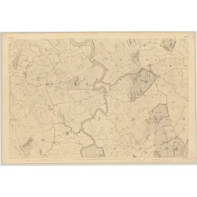 1841 Map of Limerick - Sheet 12, 1844 Print