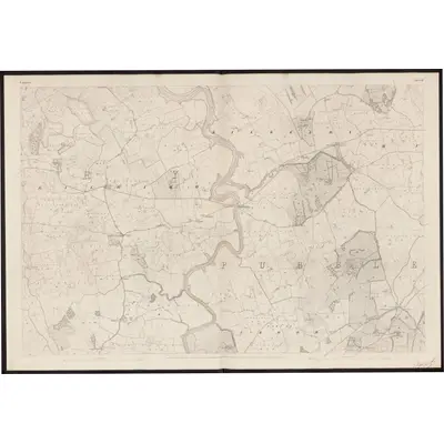 1841 Map of Limerick - Sheet 12, 1858 Print