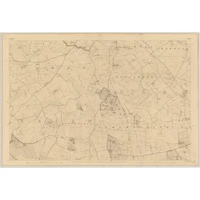 1840 Map of Limerick - Sheet 13, 1844 Print