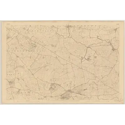 1840 Map of Limerick - Sheet 14, 1844 Print