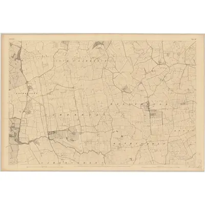 1840 Map of Limerick - Sheet 23, 1844 Print