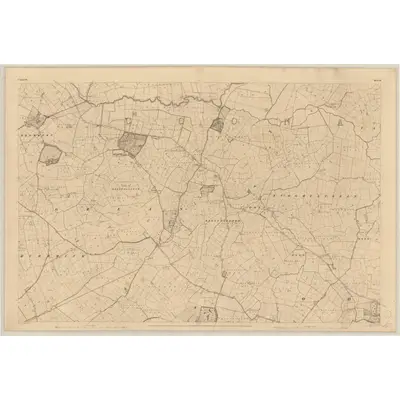 1840 Map of Limerick - Sheet 24, 1844 Print