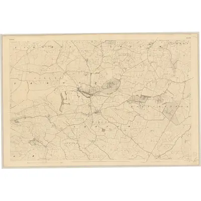 1841 Map of Limerick - Sheet 28, 1844 Print