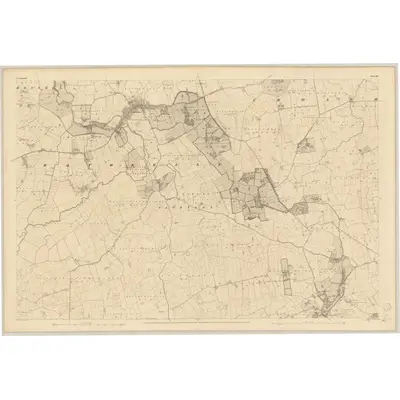 1841 Map of Limerick - Sheet 29, 1844 Print