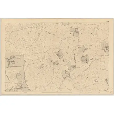1841 Map of Limerick - Sheet 38, 1844 Print