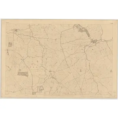 1841 Map of Limerick - Sheet 49, 1844 Print