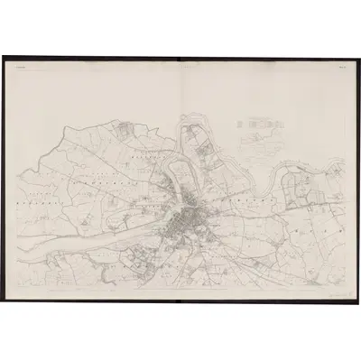 1840 Map of Limerick - Sheet 5, 1863 Print